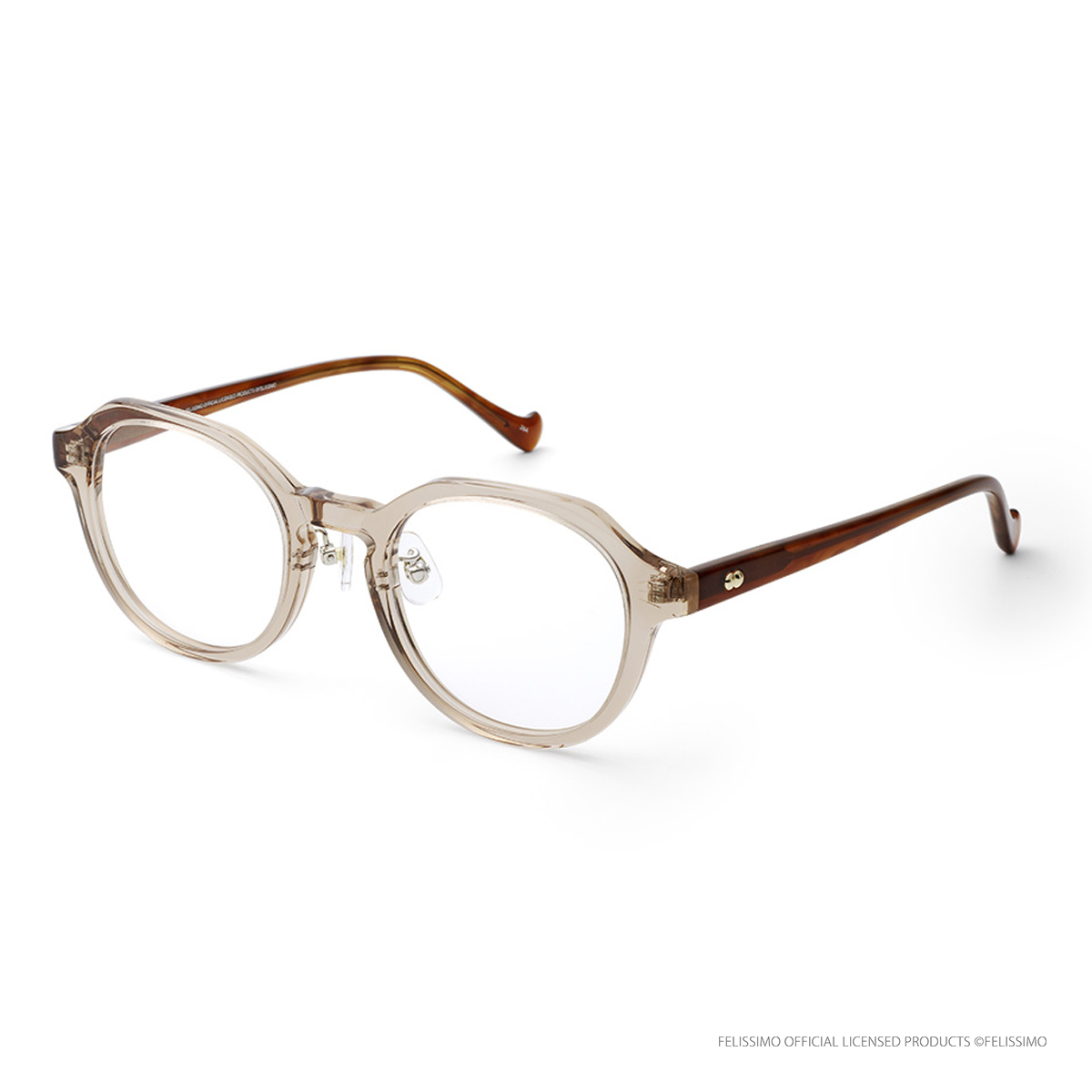 フェリシモ「猫部」 OHIGE チャトラ ライトブラウン／デミ 50