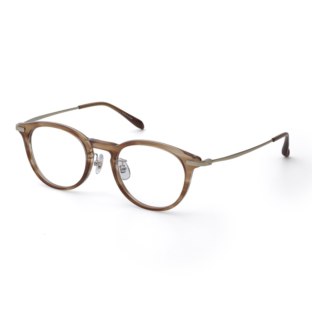 PARIS MIKI Authentic Eyewear 132 ライトブラウン／ホワイトゴールドマット 48