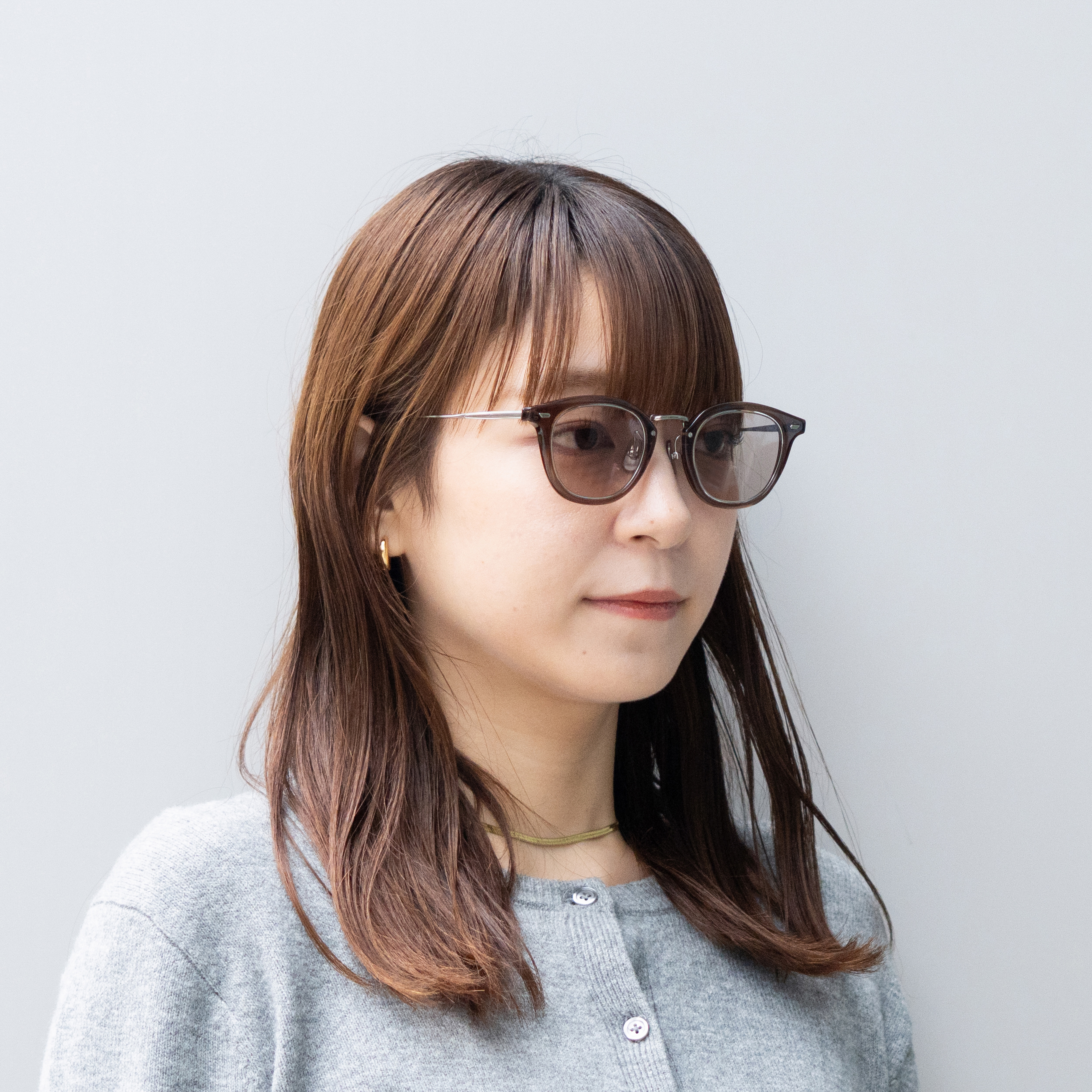 ブラウン/ライトグレーマット(ライトブラウン)46