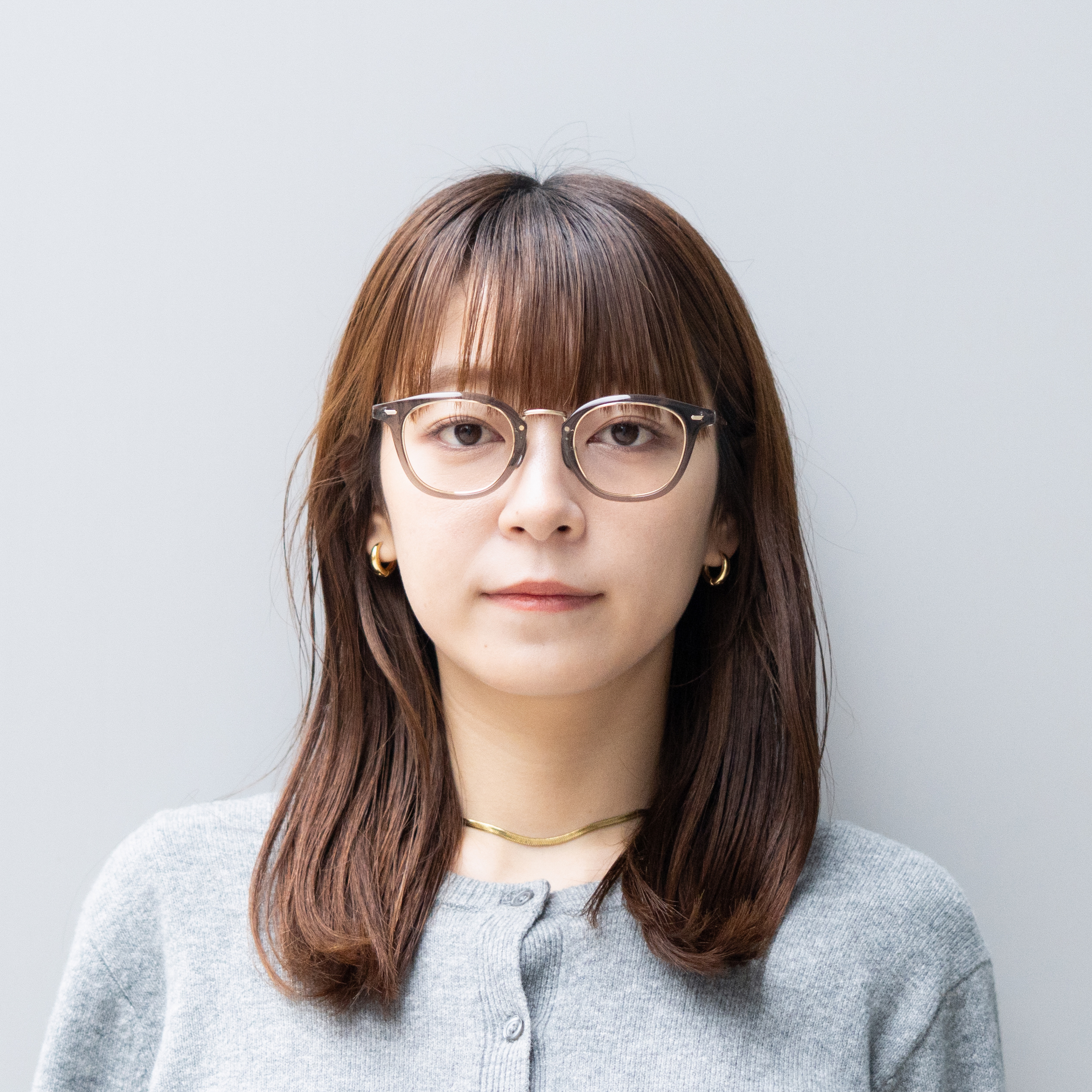 グレー/ホワイトゴールドマット 46