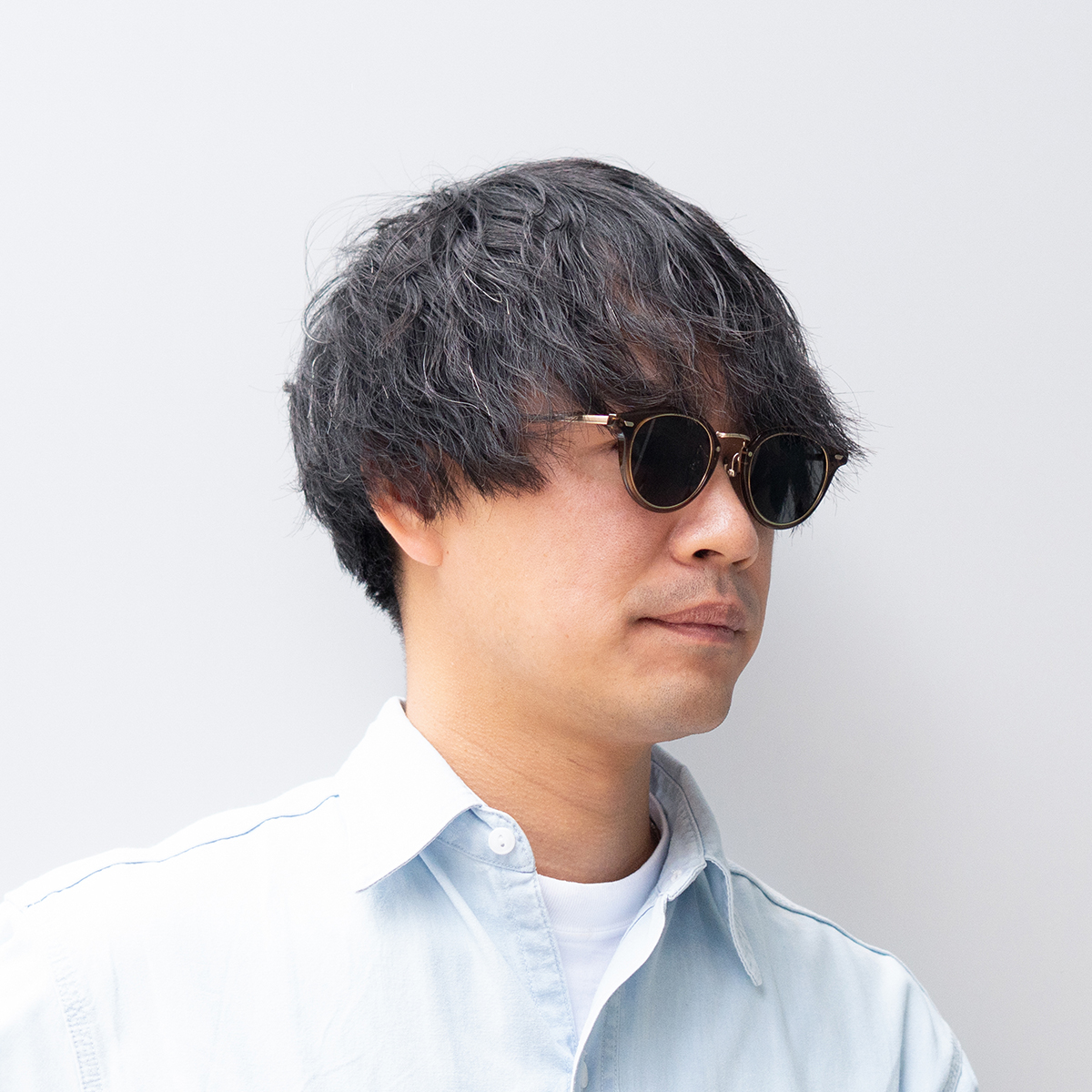 ブラウン/ホワイトゴールドマット(ダークグリーン)46